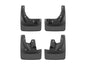 WeatherTech 2026 Subaru Outback No Drill MudFlaps - Front & Rear - Black