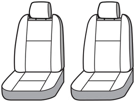 Covercraft 11-23 Dodge Charger Endura PrecisionFit Custom Front Row Seat Covers - Black/Black