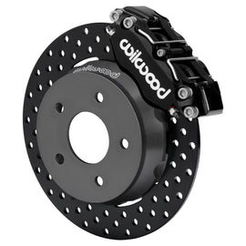 Wilwood 22-24 Polaris RZR Turbo/ Pro R 5-Lug Front Big Brake Kit - Drilled Rotors Black Powder Coat