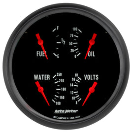 Autometer Z-Series Quad 5in. - 240 OhmE-33 OhmF