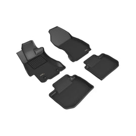 3D MAXpider 2012-2017 Subaru Impreza/XV Crosstrek Kagu 1st & 2nd Row Floormats - Black