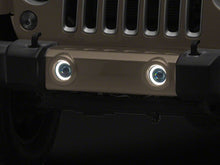 Load image into Gallery viewer, Raxiom 07-18 Jeep Wrangler JK V2 LED Switchback Fog Lights with Amber Turn Signal and Halo Rings