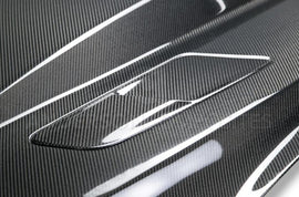 Anderson Composites 15-17 Ford Mustang (Excl. GT350/GT350R) Double Sided Carbon Fiber Cowl Hood