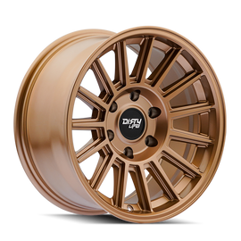 Dirty Life Journey 9316 17x8.5 / 6-139.7 BP / 0mm Offset / 106mm Hub Matte Bronze Wheel