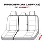 Covercraft 19-24 Ford F-250 Waterproof Polyester SeatSaver Custom Second Row Seat Covers - Grey