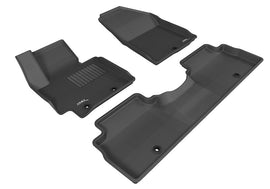 3D MAXpider 2014-2019 Kia Soul Kagu 1st & 2nd Row Floormats - Black