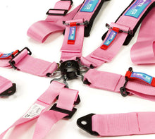 Load image into Gallery viewer, NRG 5PT 3in. Seat Belt Harness / Cam Lock - Pink