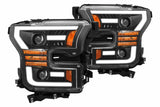 ARex Luxx LED Headlights: Ford F-150 (15-17) - Jet Black (Set)