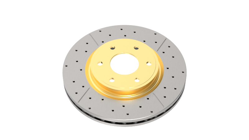 DBA 04 Pontiac GTO Front Drilled & Slotted Street Series Rotor