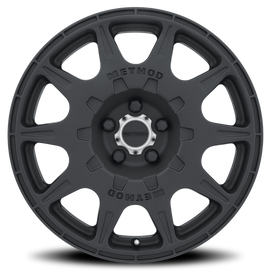 Method MR502 RALLY 17x8 +38mm Offset 5x108 63.4mm CB Matte Black Wheel