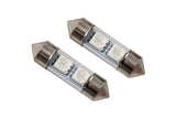 Diode Dynamics 31mm SMF2 LED Bulb - Green (Pair)