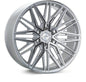 Vossen HF6-5 22x10 - 6x135 - ET-18 - Super Deep Face - 87.1 - Silver Polished Wheel