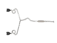 Load image into Gallery viewer, aFe Subaru WRX/STi 15-21 H4-2.0/2.5L Takeda 3in to 2-1/2in Stainless Cat-Back Exhst Crbn Fiber Tip