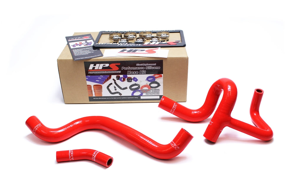 HPS Performance Silicone Hose Kit - Radiator Hose 57-1410-RED