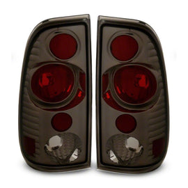 Raxiom 97-03 Ford F-150 Styleside Axial Series Version 2 Tail Lights- Black Housing- Smoked Lens