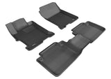 3D MAXpider 2013-2017 Honda Accord Sedan Kagu 1st & 2nd Row Floormats - Black