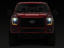 Load image into Gallery viewer, Raxiom 15-17 Ford F-150 LED Projector Headlights with LED Amber DRL- Black Housing- Clear Lens