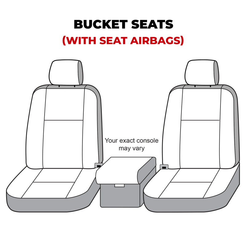 Covercraft 19-20 Ford F150 Waterproof Polyester SeatSaver Custom Front Row Seat Covers - Grey