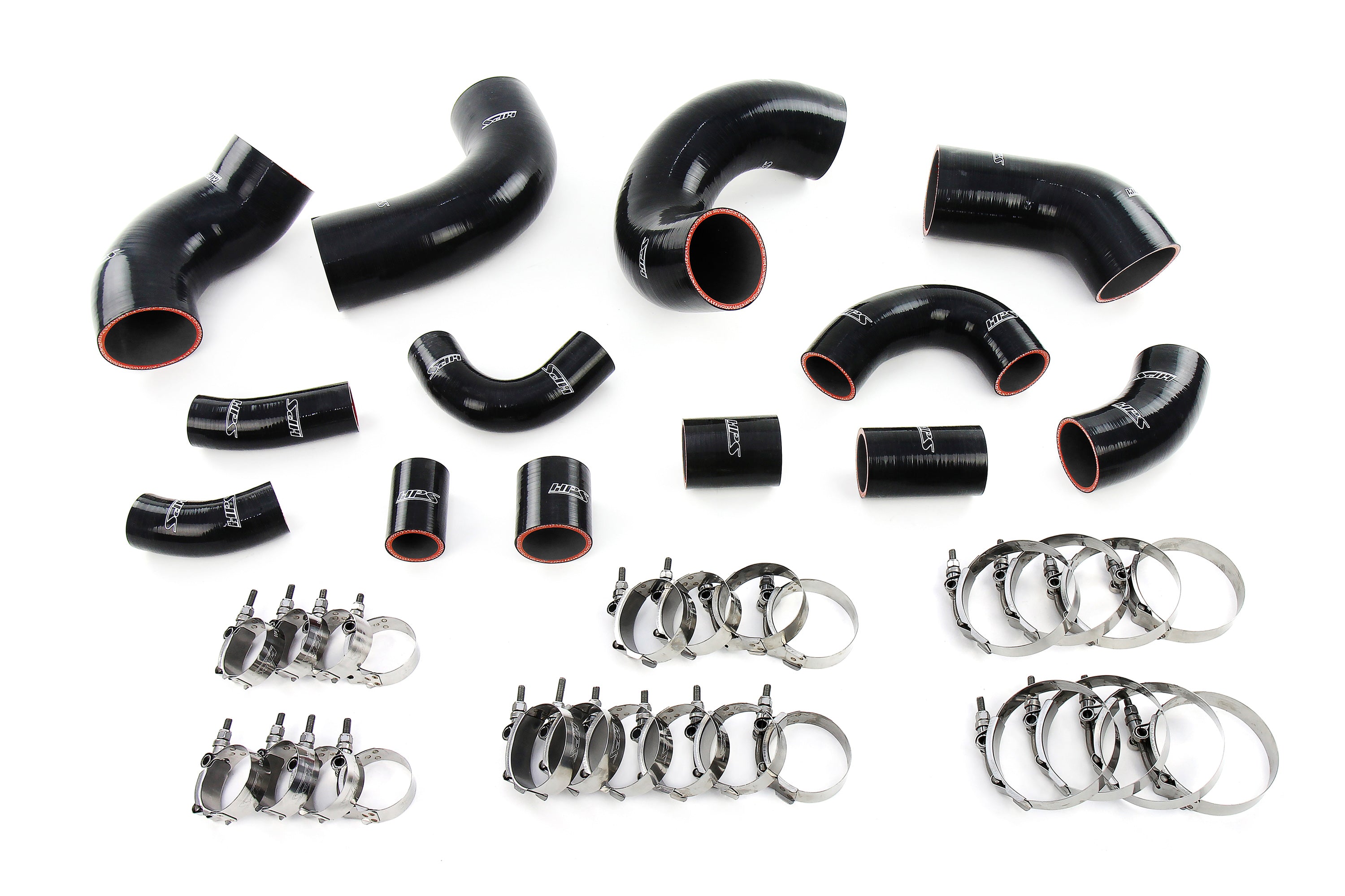 HPS Performance Silicone Hose Kit - Intercooler Hose Boot 57-2097-BLK