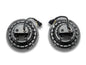 Raxiom 07-08 Jeep Wrangler JK Hi Output LED Headlights/Angel Eye DRL- Black Housing- Clear Lens