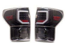 Load image into Gallery viewer, Raxiom 07-13 Toyota Tundra Axial Series Dual C-Shape LED Tail Lights- Black Housing- Clear Lens