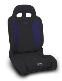 PRP EnduroDaily Reclining Suspension Seat - Black/Purple Vinyl - Driver