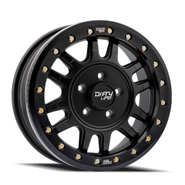 Dirty Life 9309R Canyon Pro 15x7 Blank 13mm Offset/106.25mm Hub Matte Black - Beadlock