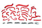 HPS Performance Silicone Hose Kit - Radiator and Heater Hose 57-1670-RED