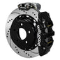 Wilwood 88-98 GM C1500 Aero4 Rear Elec. Parking Brake Kit 14in SRP Rotor 3.25in Offset - Blk