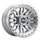 Weld Off-Road Swift 17x9in 6x135 / 6x139.7 BP ET-12 106.1mm CB - Gloss Silver Machined Wheel & Ring