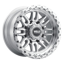 Load image into Gallery viewer, Weld Off-Road Swift 17x9in - 8x165.1 BP - ET-12 - 125.1mm CB - Gloss Silver Machined Wheel &amp; Ring
