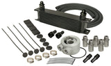 10 Row Series 10000 Stack Plate Universal Engine Oil Cooler Kit Sandwich Adapter