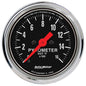 Autometer Traditional Chrome 2-1/16in 0-1600 Deg F Digital Stepper Motor Pyrometer