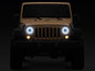Raxiom 18-26 Jeep Wrangler JL/ 20-26 Gladiator JT HiOutput LED Hlights/Angel Eye DRL-Blk-Clear Lens