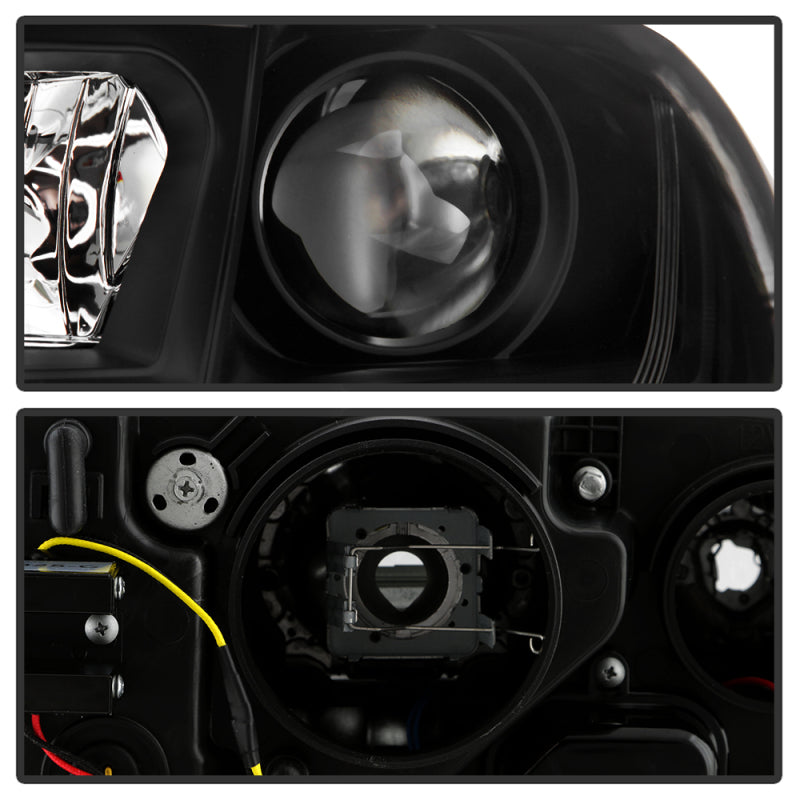Spyder 09-11 Audi A6 Xenon/HID Model Only Projector Headlights - (PRO-YD-ADA609HID-SEQ-BK)