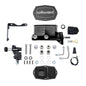 Wilwood MOPAR Compact Tandem M/C Kit w/ P-Valve & Pushrod 15/16in Bore - Black