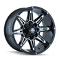 Mayhem 8090 Rampage 20x9 / 8x165.1 BP / 0mm Offset / 130.8mm Hub Gloss Black Milled Wheel