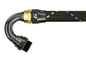 GReddy AN06 150 DEGREE ORB MALE BLACK/GOLD ANODIZED