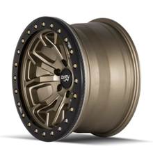 Load image into Gallery viewer, Dirty Life 9303 DT-1 17x9/8x165.1 BP/-12mm Offset/130.8mm Hub Satin Gold Wheel - Beadlock
