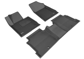 3D MAXpider 2016-2020 Kia Optima Kagu 1st & 2nd Row Floormats - Black