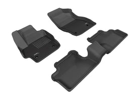 3D MAXpider 2010-2013 Mazda Mazda3 Kagu 1st & 2nd Row Floormats - Black