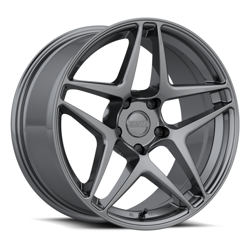 Kansei K15G Astro 19x8.5in / 5x120 BP / 35mm Offset / 72.56mm Bore - Gunmetal Wheel