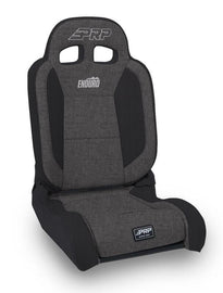 PRP EnduroDaily Reclining Suspension Seat - Black/Gray Tweed - Passenger