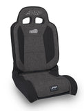 PRP EnduroDaily Reclining Suspension Seat - Black/Gray Tweed - Passenger