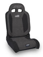 PRP EnduroDaily Reclining Suspension Seat - Black/Gray Tweed - Driver