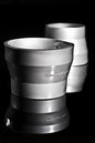 Weapon R 3in x 3in x 2.5in Tall Coupler Adapter - Silver