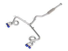 Load image into Gallery viewer, aFe Subaru WRX/STi 15-21 H4-2.0/2.5L Takeda 3in to 2-1/2in Stnlss Cat-Back Exhst w/ Blue Flame Tip