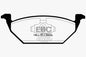EBC 98-99 Volkswagen Beetle 2.0 Greenstuff Front Brake Pads