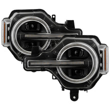 Load image into Gallery viewer, Spyder 21-24 Ford Bronco High-Power LED Headlights - Black (PRO-YD-FB21LEDAP-SEQSBGR-BK)