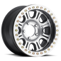 Raceline RT232 Monster 17x8.5in/6x165.1 BP/-25mm Offset/107.95mm Bore - Black & MACH. Beadlock Wheel